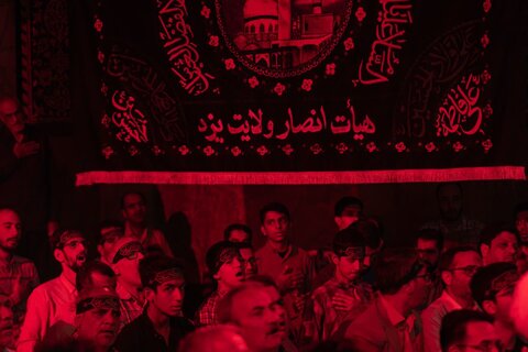 عزاداری یزدی ها در اولین سالگرد شهادت سیدحسن نصرالله