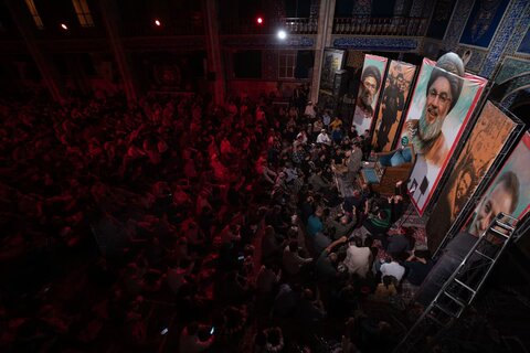 تصاویر/ عزاداری یزدی ها در اولین سالگرشهادت سیدحسن نصرالله