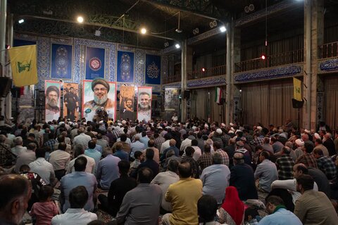 تصاویر/ عزاداری یزدی ها در اولین سالگرشهادت سیدحسن نصرالله