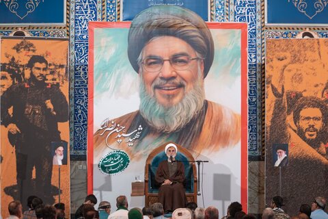 عزاداری یزدی ها در اولین سالگرد شهادت سیدحسن نصرالله