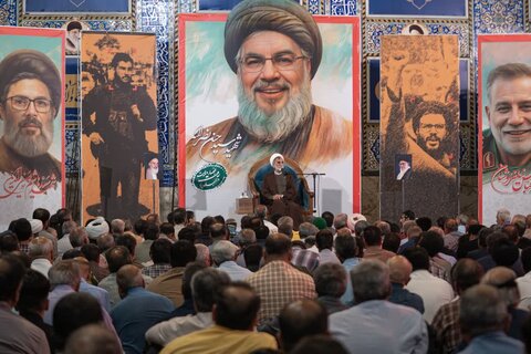 عزاداری یزدی ها در اولین سالگرد شهادت سیدحسن نصرالله