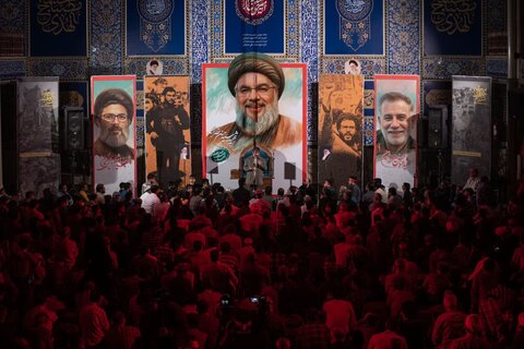 عزاداری یزدی ها در اولین سالگرد شهادت سیدحسن نصرالله