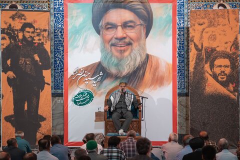 عزاداری یزدی ها در اولین سالگرد شهادت سیدحسن نصرالله