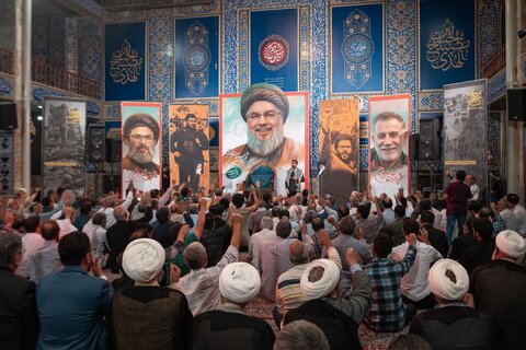 عزاداری یزدی ها در اولین سالگرد شهادت سیدحسن نصرالله