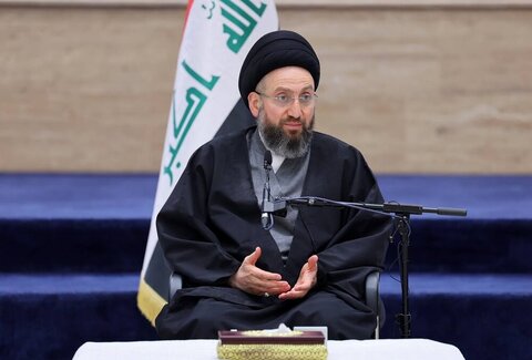 آیت اللہ العظمیٰ سید علی سیستانی کی اہلیہ کے انتقال پر سید عمار حکیم کا تعزیتی پیغام