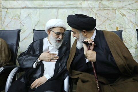 تصاویر/ مراسم اولین سالگرد شهادت سیدحسن نصرالله در قم