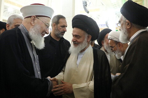 تصاویر/ مراسم اولین سالگرد شهادت سیدحسن نصرالله در قم