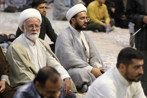 تصاویر/ مراسم اولین سالگرد شهادت سیدحسن نصرالله در قم