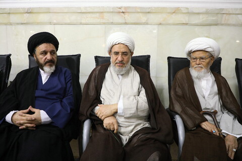 تصاویر/ مراسم اولین سالگرد شهادت سیدحسن نصرالله در قم