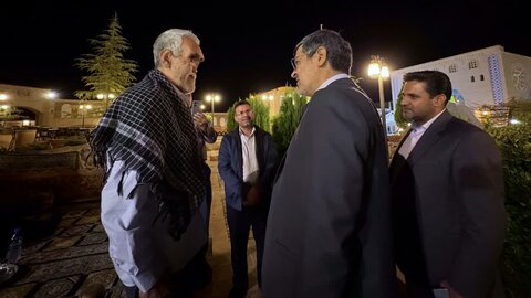 تصاویر/ دیدار استاندار یزد با مردم تفت و جانبازان ضایعه نخاعی