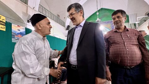 تصاویر/ دیدار استاندار یزد با مردم تفت و جانبازان ضایعه نخاعی