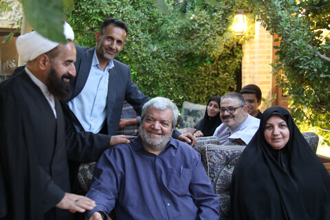 تصاویر/ دیدار استاندار یزد با مردم تفت و جانبازان ضایعه نخاعی