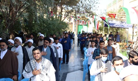 آیین گرامیداشت هفته دفاع مقدس و سالروز شهادت سید حسن نصرالله