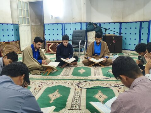 تصاویر/ جلسه قرائت قرآن طلاب مدرسه علمیه آیت‌الله مدنی کاشانی(ره)