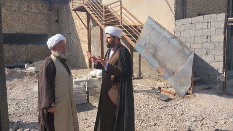 تصاویر/بازدید مدیر بنیاد ملی نوجوان خوزستان از دبیرستان علوم و معارف اسلامی صدرای باوی