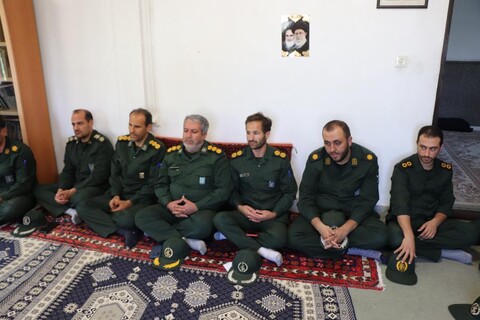 تصاویر/  دیدار نمایندگی ولی فقیه سپاه بناب با آیت الله بنابی