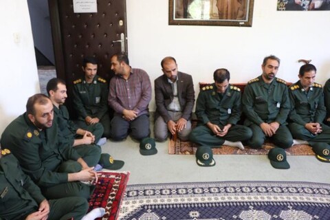 تصاویر/  دیدار نمایندگی ولی فقیه سپاه بناب با آیت الله بنابی