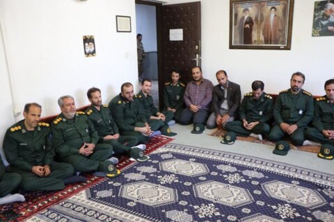 تصاویر/  دیدار نمایندگی ولی فقیه سپاه بناب با آیت الله بنابی