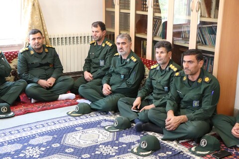 تصاویر/  دیدار نمایندگی ولی فقیه سپاه بناب با آیت الله بنابی