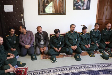 تصاویر/  دیدار نمایندگی ولی فقیه سپاه بناب با آیت الله بنابی