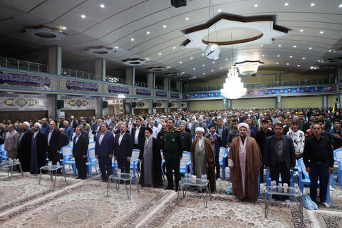 تصاویر/ آیین گرامیداشت شهدای جبهه مقاومت در ارومیه