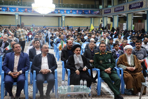 تصاویر/ آیین گرامیداشت شهدای جبهه مقاومت در ارومیه