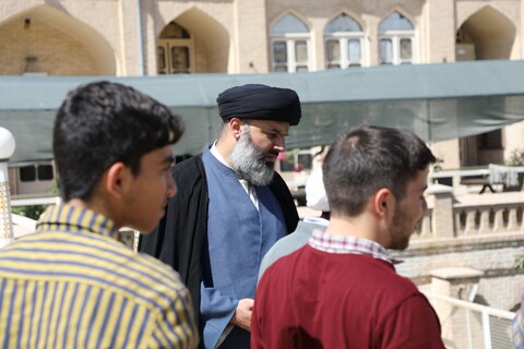 تصاویر/ بازدید مدیر حوزه علمیه استان یزد از مدرسه علمیه امام خمینی (ره)