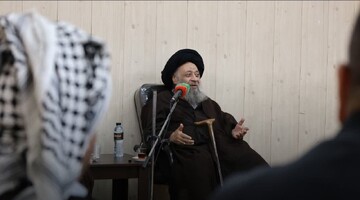 دیدار جمعی از سران عشایر استان خوزستان با آیت‌الله موسوی جزایری