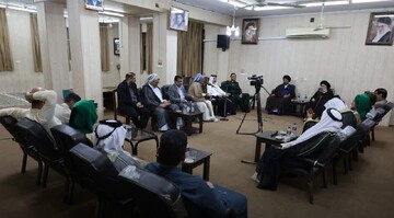 تصاویر/ دیدار جمعی از سران عشایر استان خوزستان با آیت‌الله موسوی جزایری