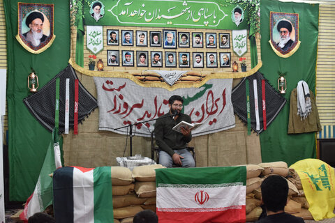 تصاویر/ مراسم بزرگداشت هفته دفاع مقدس و گرامیداشت شهید سید حسن نصرالله و شدای مقاومت در ارومیه