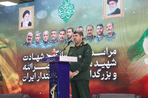 تصاویر/ گرامیداشت اولین سالگرد شهادت سیدحسن نصرالله