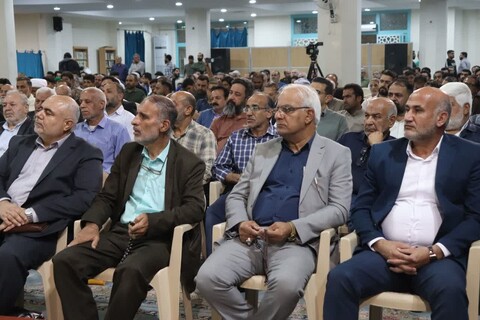 تصاویر/مراسم یادواره شهدای دفاع مقدس و اولین سالگرد شهدای قدس