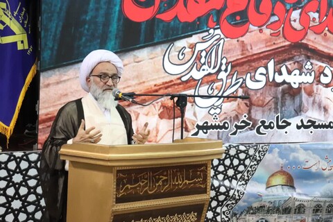 تصاویر/مراسم یادواره شهدای دفاع مقدس و اولین سالگرد شهدای قدس