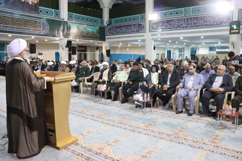 تصاویر/مراسم یادواره شهدای دفاع مقدس و اولین سالگرد شهدای قدس