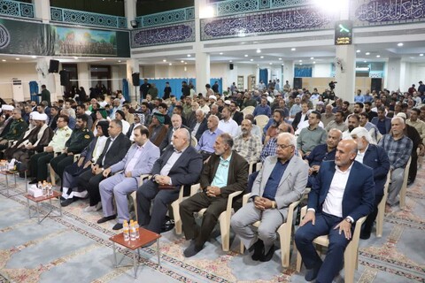 تصاویر/مراسم یادواره شهدای دفاع مقدس و اولین سالگرد شهدای قدس