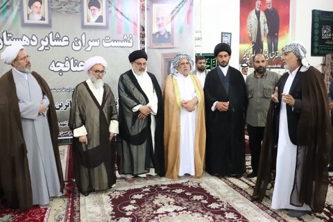 تصاویر/نشست سران عشایر و معتمدین دهستان عنافچه از توابع شهرستان باوی با حضور عضو مجلس خبرگان رهبری