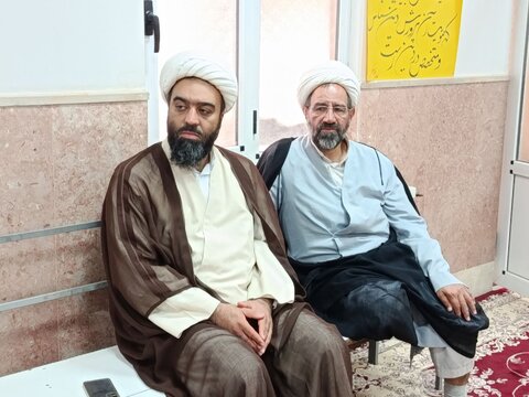 حضور طلاب مدرسه علمیه مصلی در درس اخلاق حجت الاسلام و المسلمین ایوبی