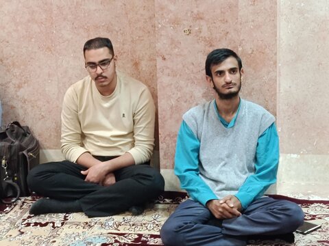 حضور طلاب مدرسه علمیه مصلی در درس اخلاق حجت الاسلام و المسلمین ایوبی