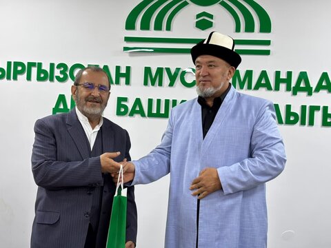 حوزه/ دیدار رئیس دانشگاه بین‌المللی مذاهب اسلامی با معاون مفتی و مسئول امور آموزش دینی قرقیزستان