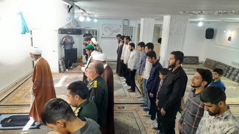 تصاویر/ مراسم بزرگداشت هفته دفاع مقدس در مدرسه علمیه امام صادق (ع) بیجار