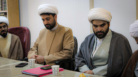 تصاویر/ جلسه مدیران و مسئولین حوزه علمیه با مدیران مدارس طرح امین وابسته به حوزه علمیه