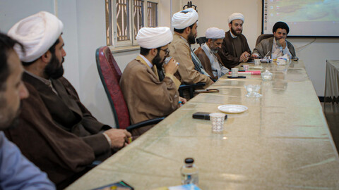 تصاویر/ جلسه مدیران و مسئولین حوزه علمیه با مدیران مدارس طرح امین وابسته به حوزه علمیه