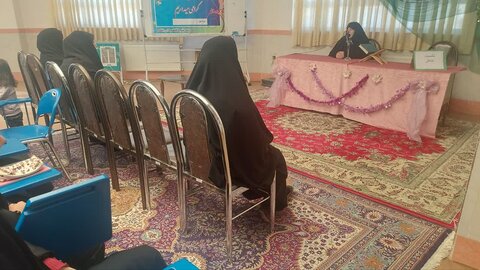 تصاویر/ جلسه اخلاق طلاب مدرسه علمیه فاطمیه نقده