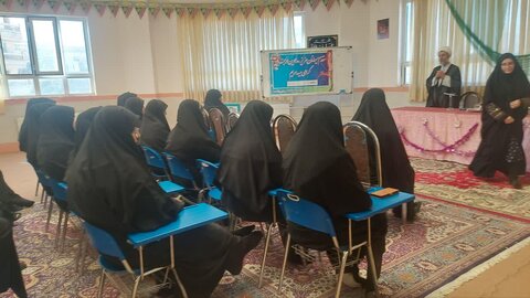 تصاویر/ جلسه اخلاق طلاب مدرسه علمیه فاطمیه نقده