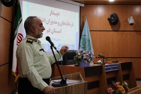 تصاویر/ ‌دیدار فرماندهان و مدیران انتظامی استان قم با آیت الله فاضل لنکرانی