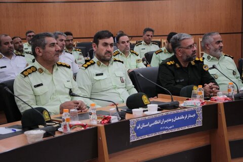 تصاویر/ ‌دیدار فرماندهان و مدیران انتظامی استان قم با آیت الله فاضل لنکرانی