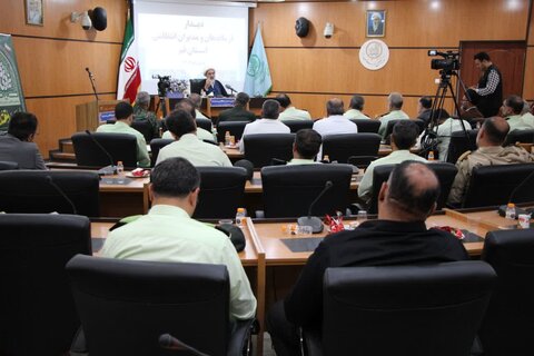 تصاویر/ ‌دیدار فرماندهان و مدیران انتظامی استان قم با آیت الله فاضل لنکرانی