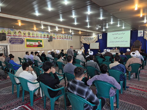 تصاویر/ آیین افتتاحیه نخستین درس خارج مدرسه علمیه امیرالمومنین(ع) آران و بیدگل