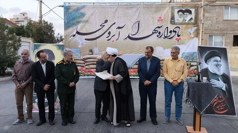 تصاویر/ یادواره شهدای شهید ابراهیم ترکی (آبروی محله) شهرستان ابهر