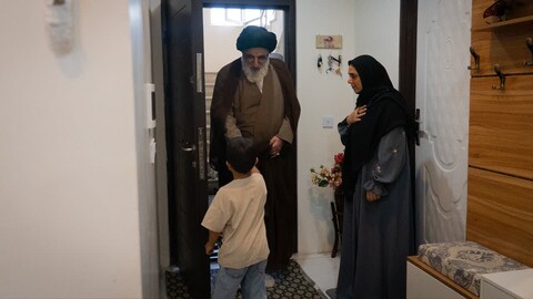 دیدار هفتگی آیت الله حسینی همدانی با خانواده معظم شهدا و ایثارگران